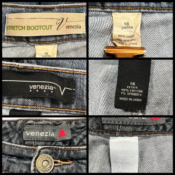 Denim Blue Jean Fabric Crafting Crafting Quilting Sewing Upcycle Plus Size 4lb - Picture 7 of 13